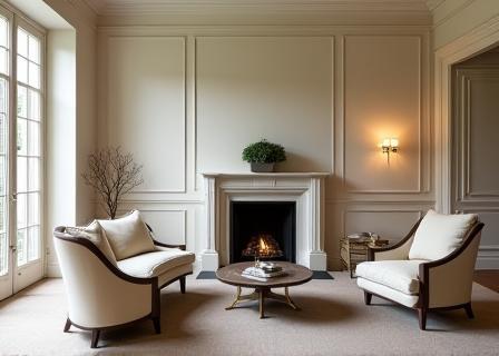Chic interior in reimagined historic townhouse