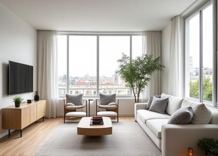 Redesigned urban apartment in Lyon with modern decor