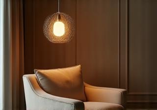 Curated designer furniture and lighting close-ups